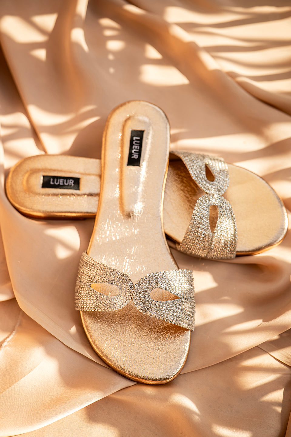 NUREH ROSEGOLD FLATS