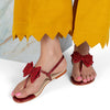 Ella sandals red