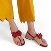 Ella sandals red