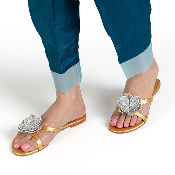 Nooreh Sandal Sparkling Gold